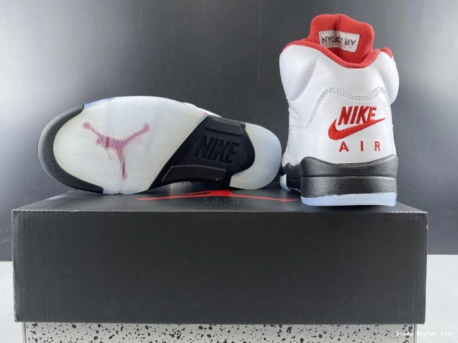 Retro Fire DA1911-102 5 Red Air Tongue Jordan Silver (2020) 0527